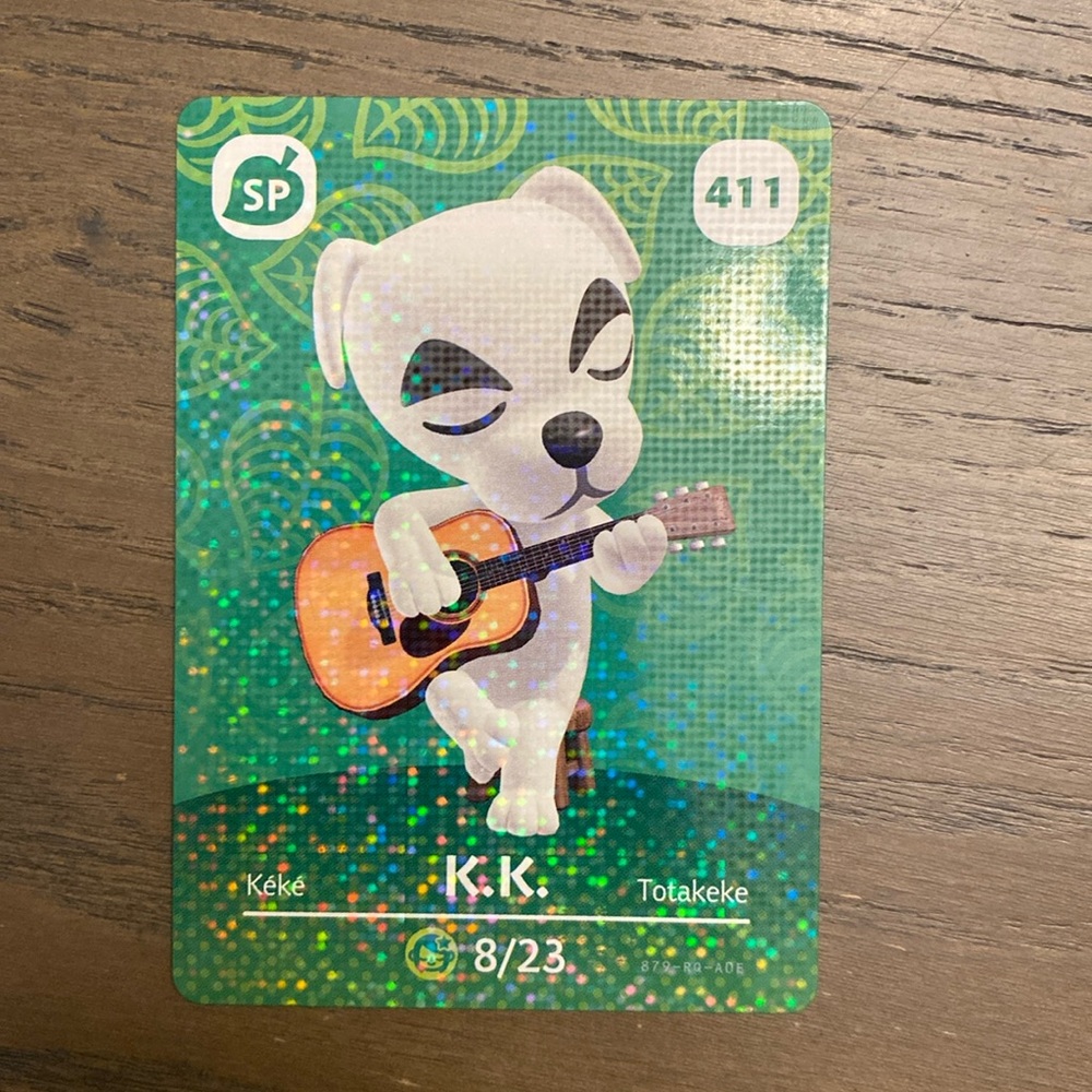 SPECIAL K.K. Animal crossing new horizons amiibo card